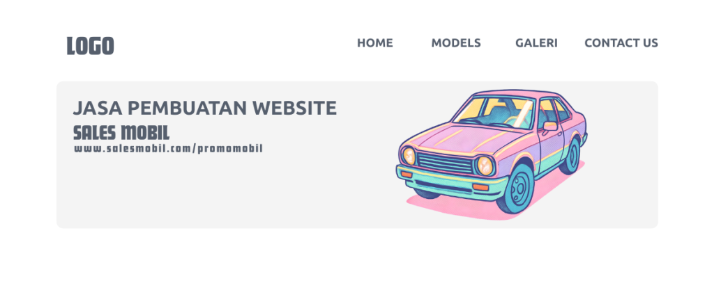 jasa buat web sales mobil